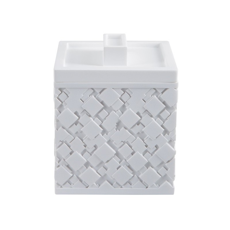 Spirella Polyresin Cotton Box AGDA White Spirella