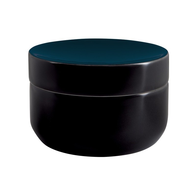 Spirella Ceramic Cotton Box JARO Petrol Black Spirella