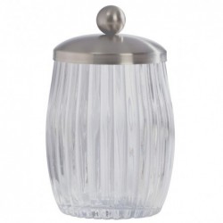 Spirella Boite à cotons Verre QUARTZ Transparent