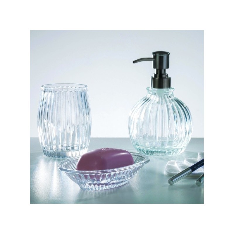 Spirella Cotton box Transparent QUARTZ glass Spirella