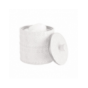 Boite à cotons Porcelaine RELIEF Blanc Spirella Spirella