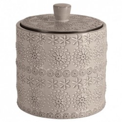 Spirella Cotton box Porcelain RELIEF Beige