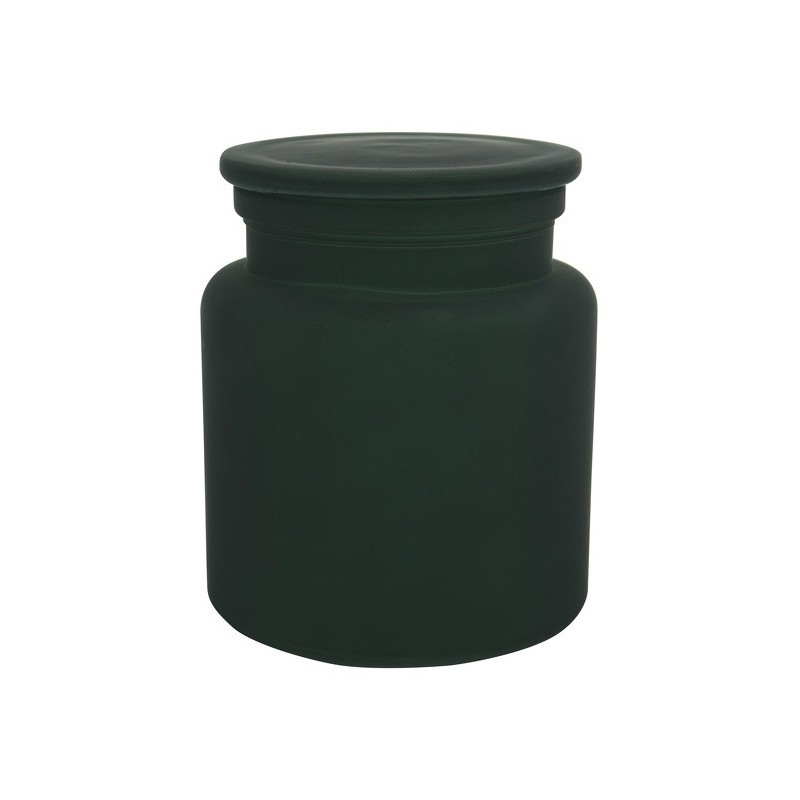 Boite à cotons Verre YOKO Misty Vert Spirella Spirella