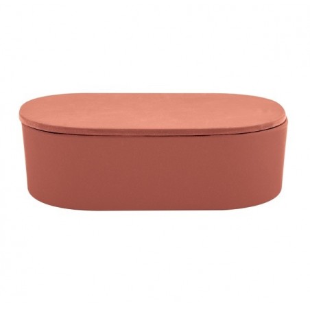 Spirella Caja Algodón Fibras de bambú TAKEO Terracota Spirella