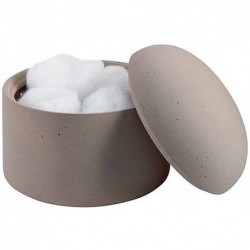 Spirella Ceramic Cotton Box GEMMA Taupe