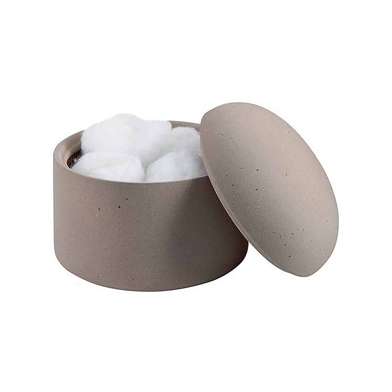 Spirella Ceramic Cotton Box GEMMA Taupe Spirella