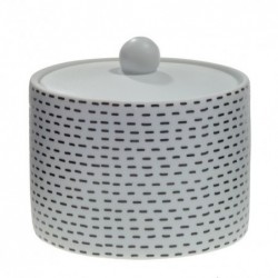 Spirella Cotton box Porcelain INES Black & White