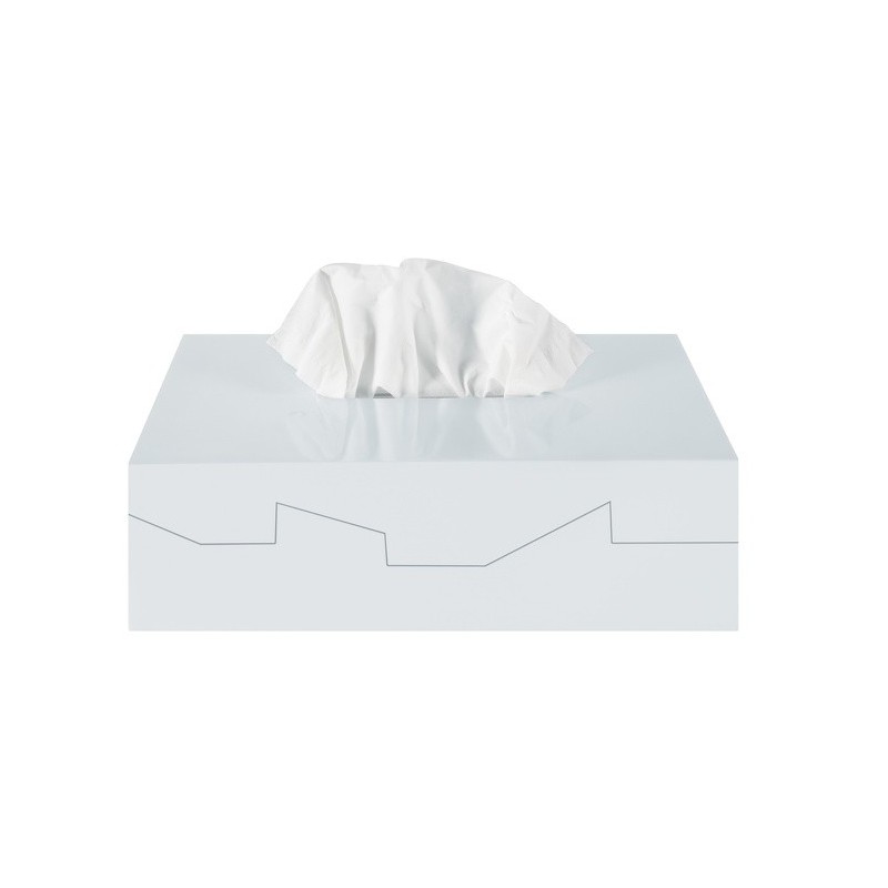 Spirella Tissue-Box ABS SILHOUETTE Weiß Spirella