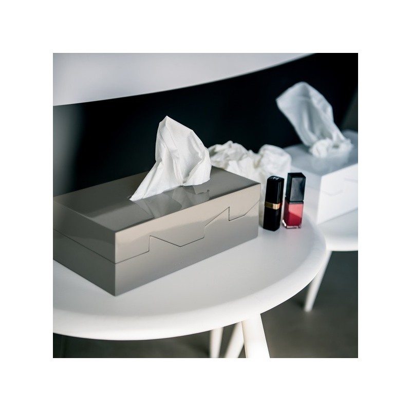 Spirella Tissue-Box ABS SILHOUETTE Schwarz Spirella