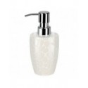 Spirella Soap dispenser Ceramic DARWIN PEBBLE Glossy White Spirella