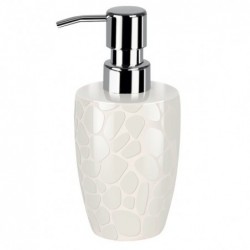 Spirella Soap dispenser Ceramic DARWIN PEBBLE Glossy White Spirella