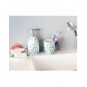 Spirella Distributeur de savon Porcelaine EVE Bleu Spirella