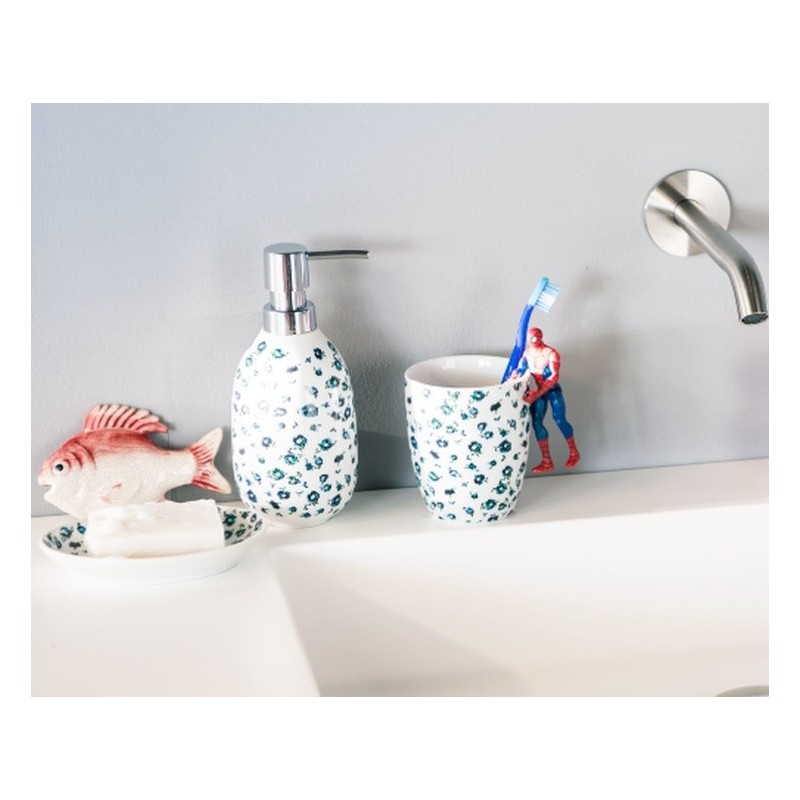 Spirella Dispensador de Jabón Porcelana Spirella EVE Azul Spirella