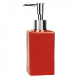 Spirella Soap dispenser Ceramic QUADRO Red
