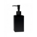 Spirella Soap dispenser Ceramic QUADRO MATT Matte Black Spirella