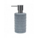 Spirella Distributeur de savon Porcelaine RELIEF Gris Spirella