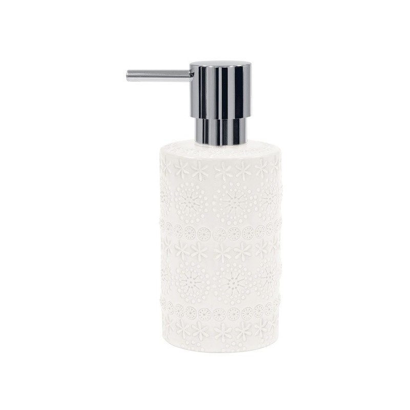 Distributeur de savon Porcelaine RELIEF Blanc Spirella Spirella