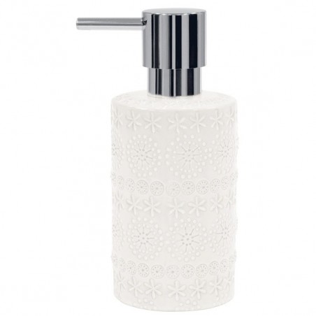 Spirella Distributeur de savon Porcelaine RELIEF Blanc Spirella