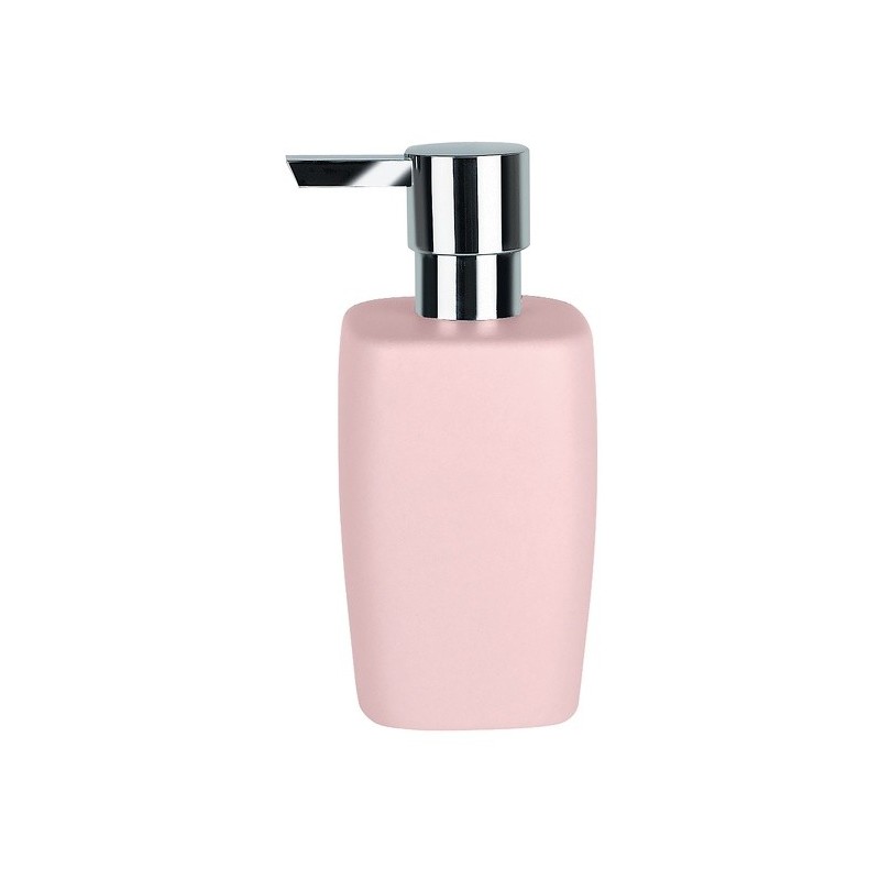 Spirella Dispensador de Jabón Cerámica RETRO Rosa Pastel Spirella