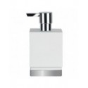 Distributeur de savon Porcelaine ROMA Blanc & Argent Spirella Spirella