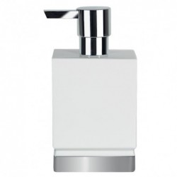 Spirella Soap dispenser Porcelain ROMA White & Silver