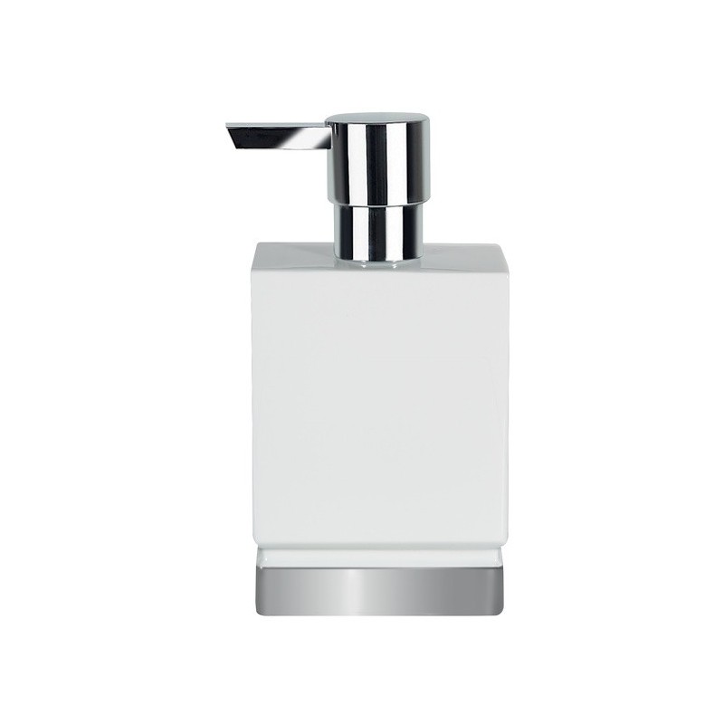 Spirella Soap dispenser Porcelain ROMA White & Silver Spirella