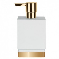 Spirella Soap dispenser Porcelain ROMA White & Gold