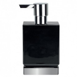 Spirella Soap dispenser ROMA Black & Silver Ceramic