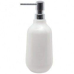 Elements by Spirella Distributeur de savon Céramique SENSE White-shinny