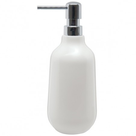 Elements by Spirella Dispensador de jabón Cerámica SENSE Blanco brillante Spirella