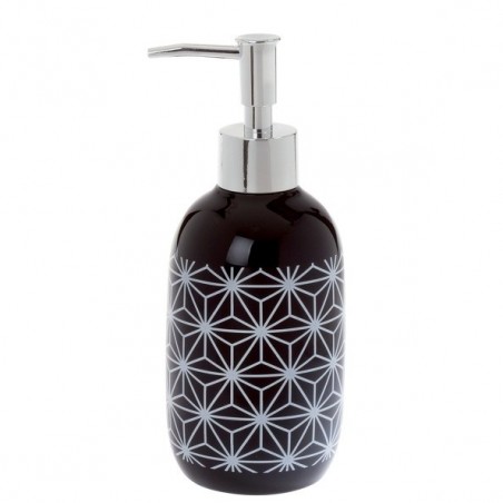 Spirella Soap dispenser Ceramic STAR Black Spirella