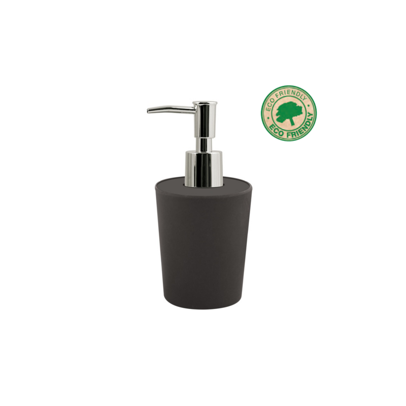 Spirella Distributeur de savon Fibres de Bambou TAKEO Gris Anthracite Spirella