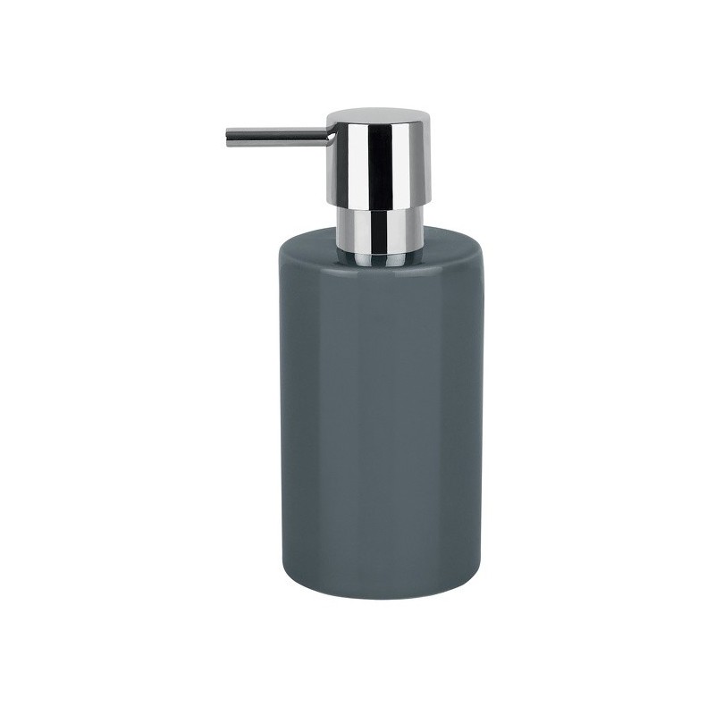 Spirella Dispensador de Jabón Cerámico TUBE Gris Oscuro Spirella