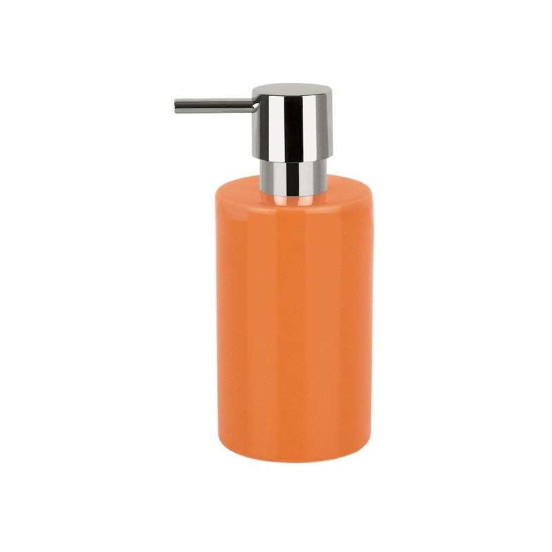 Spirella Soap dispenser Ceramic TUBE Orange Spirella