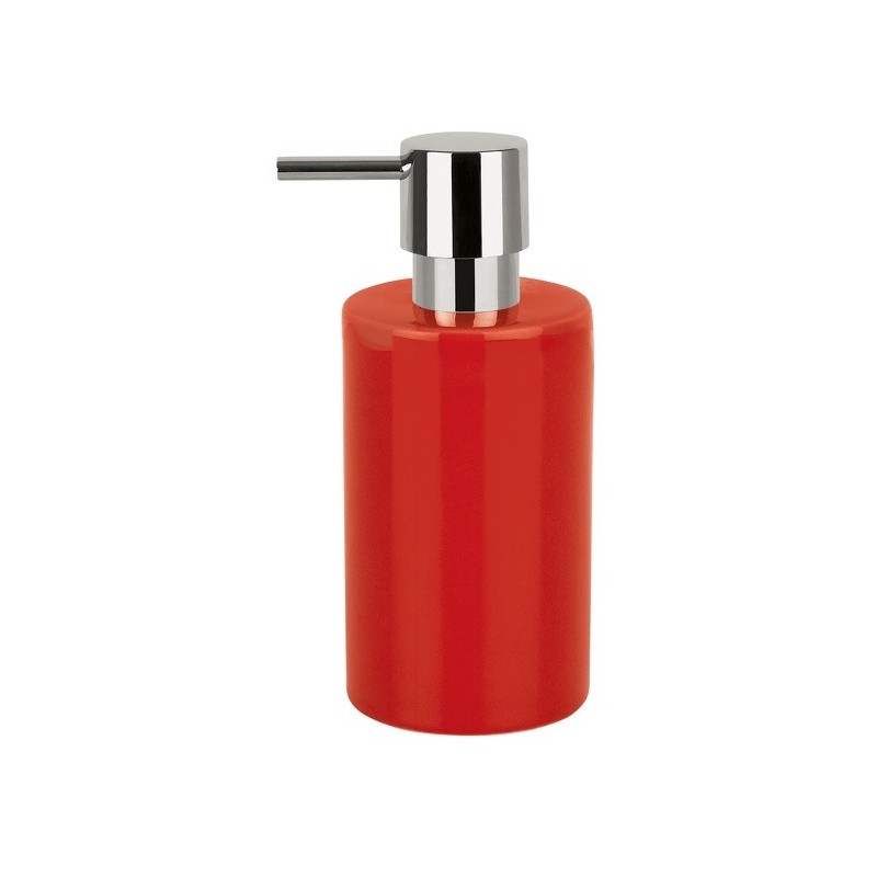 Spirella Soap dispenser Ceramic Red TUBE Spirella