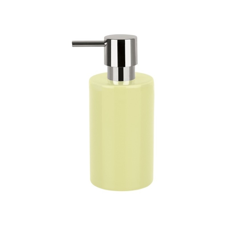Spirella Dispensador de jabón TUBO de cerámica Amarillo claro Spirella