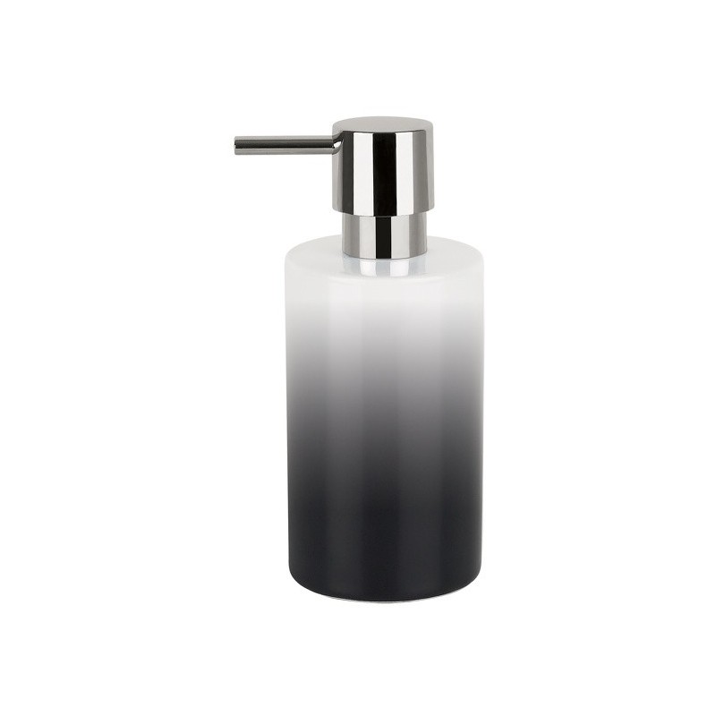 Spirella Soap dispenser Ceramic TUBE GRADIENT Black & White Spirella