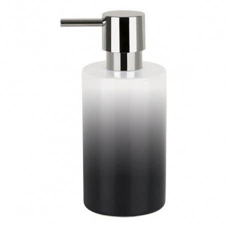 Spirella Distributeur de savon Céramique TUBE GRADIENT Noir Spirella