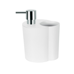 Spirella Distributeur de savon ABS SUN & MOON  Blanc Spirella
