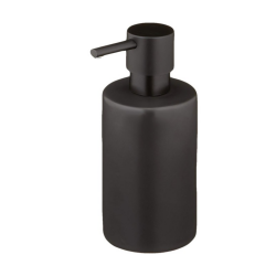 Spirella Distributeur de savon Céramique TUBE-MATT Noir Mat