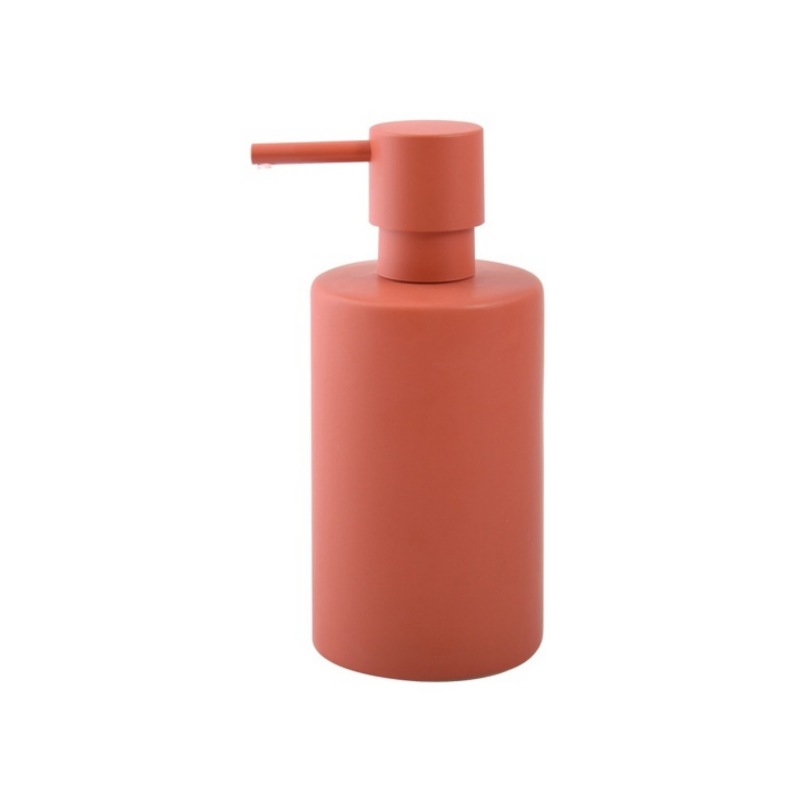 Spirella Soap dispenser Ceramic TUBE-MATT Terracotta Mat Spirella