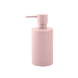 Spirella Distributeur de savon Céramique TUBE-MATT Rose Mat