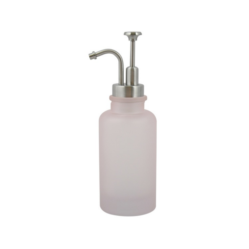 Spirella Soap dispenser YOKO Misty Rose Glass Spirella
