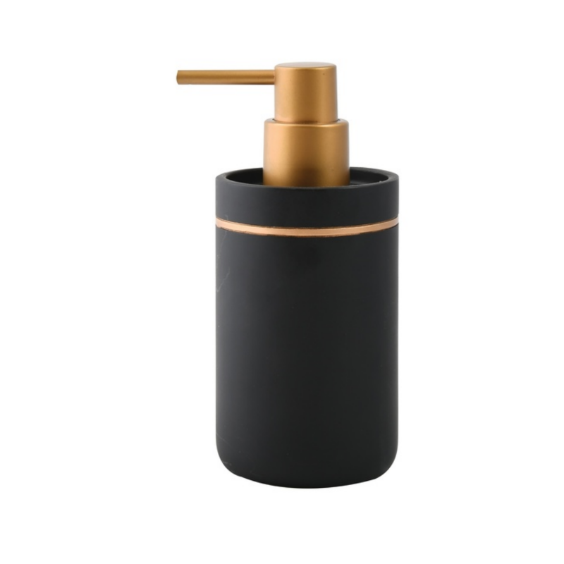 Spirella Soap dispenser Polyresin BLY Black & Gold