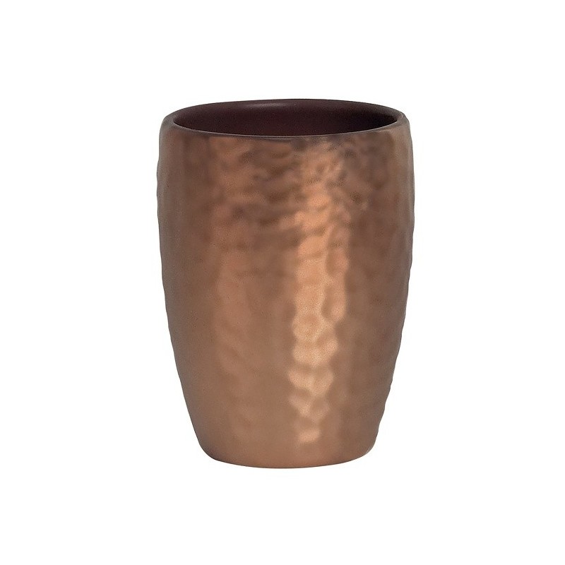 spirella Gobelet Céramique DARWIN HAMMERED Cuivré Spirella