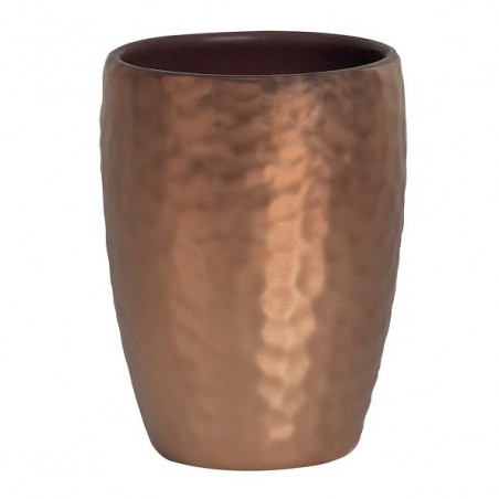 Spirella Vaso cerámica DARWIN MARTILLADO Cobre Spirella