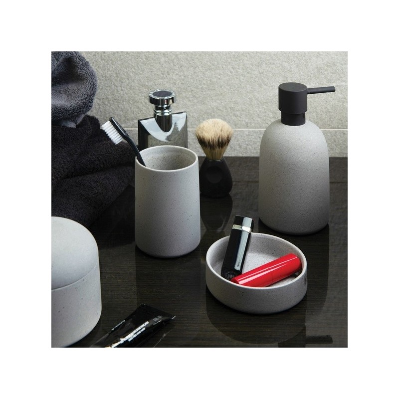 Spirella Vaso cerámica GEMMA Gris oscuro Spirella