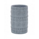 Spirella Gobelet Porcelaine RELIEF Gris Spirella