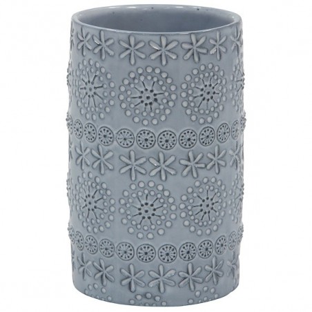 Spirella Gobelet Porcelaine RELIEF Gris Spirella