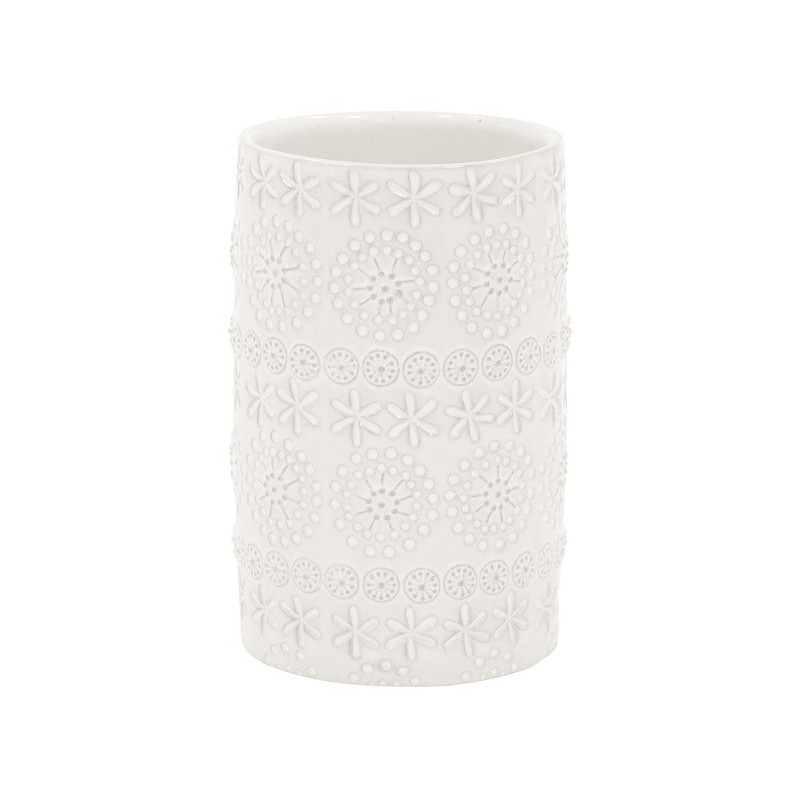 Gobelet Porcelaine RELIEF Blanc Spirella Spirella